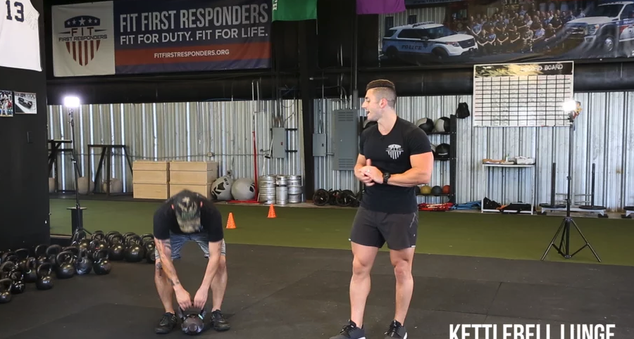 Kettlebell Lunge