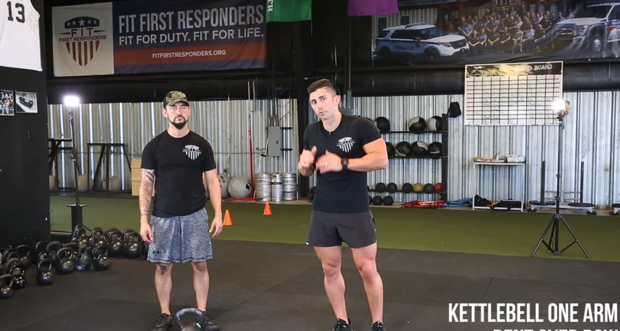 Kettlebell One Arm Bent Over Row