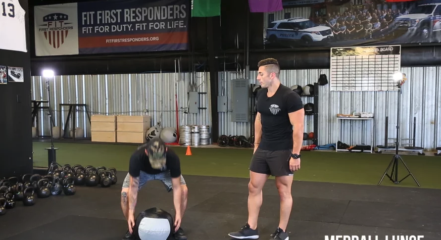 Medball Lunge