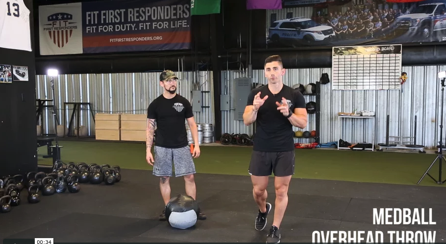 Medball Overhead Throw