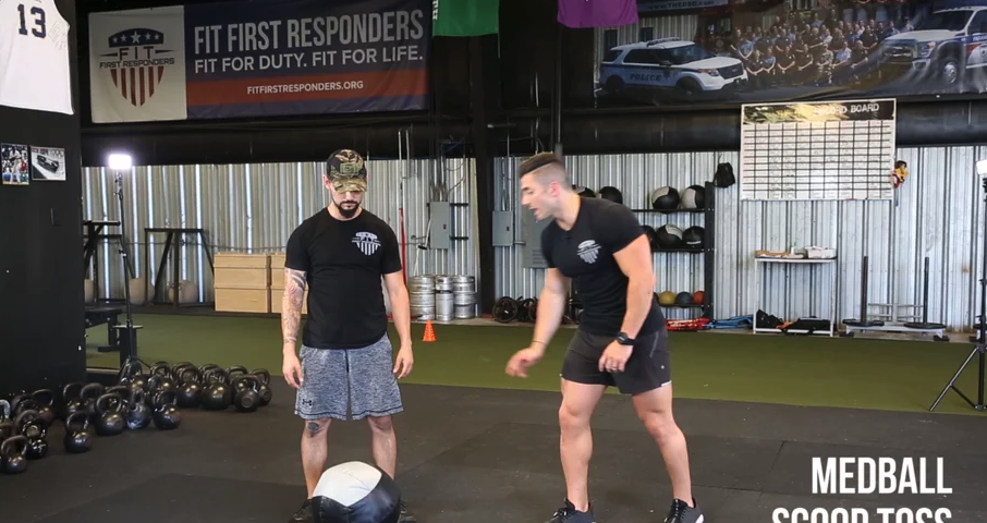 Medball Scoop Toss