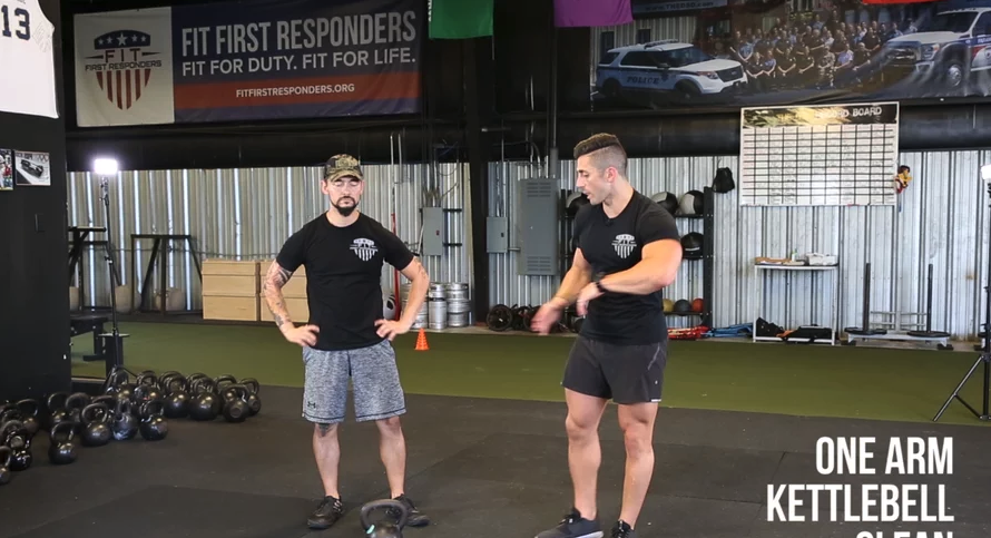One Arm Kettlebell Clean