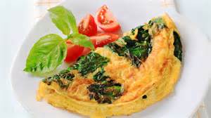 Spinach and Cheese Omelet